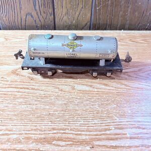 Lionel Rr Lines 1680 O Gauge Gas Sunoco Oils Motor Oil Tin Tanker
